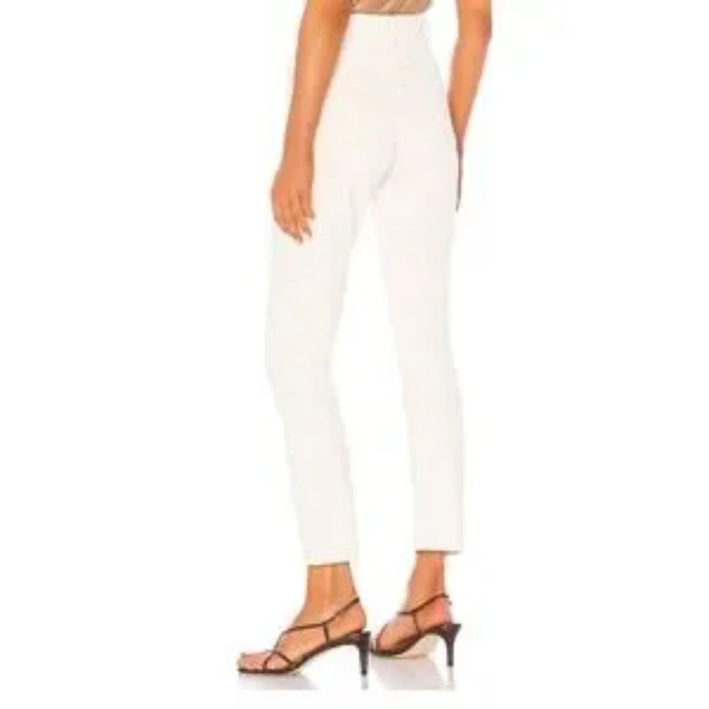 Agolde | Remy High Rise Straight Jean in Paper (Off-White/Cream) - Picture 3 of 6